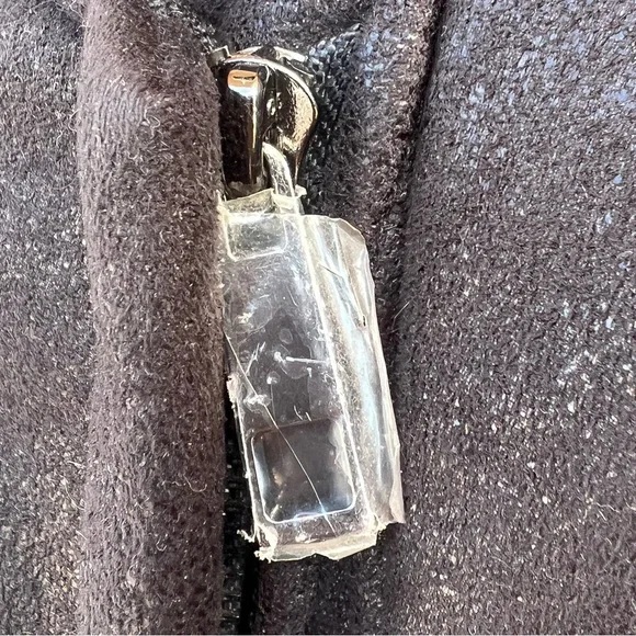 Cache Moto Dressy Faux Jacket size Large - Picture 10 of 13